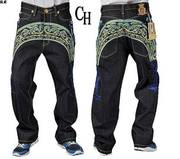 Crown Holder Men Embroidery  Denim Jeans Size：30-40